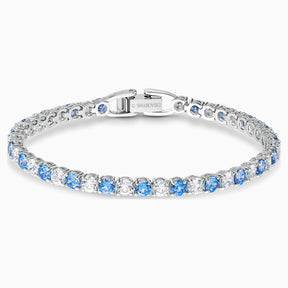 Swarovski Tennis Deluxe kristallirannekoru, sininen - Swarovski - Laatukoru