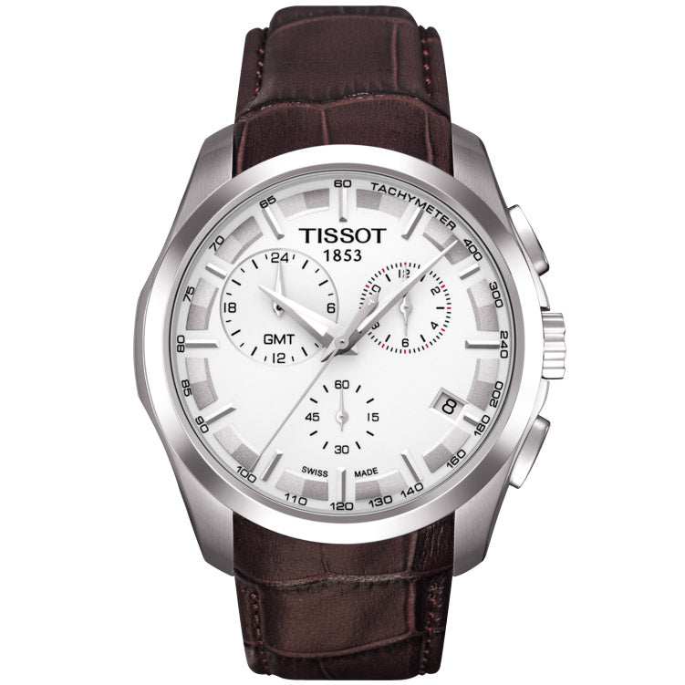 Tissot Couturier GMT T035.439.16.031.00, miesten rannekello - Tissot - Laatukoru