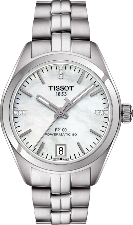 Tissot PR 100 Lady T101.207.11.116.00, naisten rannekello timanteilla - Tissot - Laatukoru