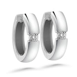 Silván timanttikorvakorut 0,10ct, 14K valkokultaa, Silván timanttikorut - Silván - Laatukoru