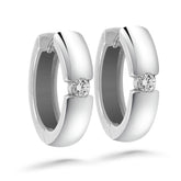 Silván timanttikorvakorut 0,10ct, 14K valkokultaa, Silván timanttikorut - Silván - Laatukoru
