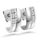 Silván timanttikorvakorut 0,12ct, 14K valkokultaa, Silván timanttikorut - Silván - Laatukoru