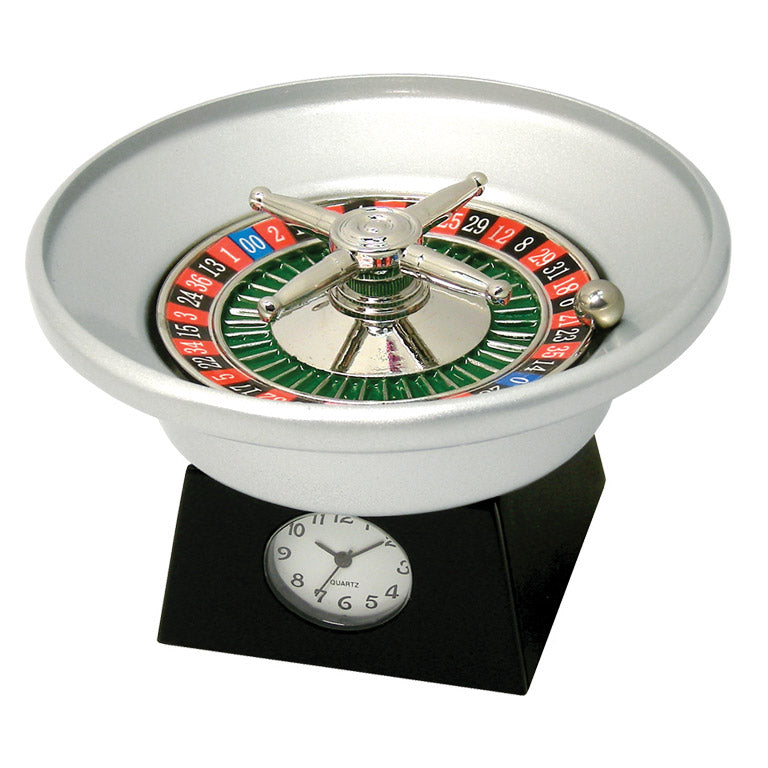 Desk clock, roulette